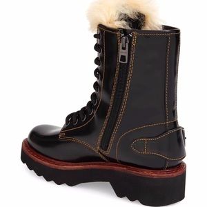 BRAND NEW COACH MOTO BOOT W/ SHEARLING